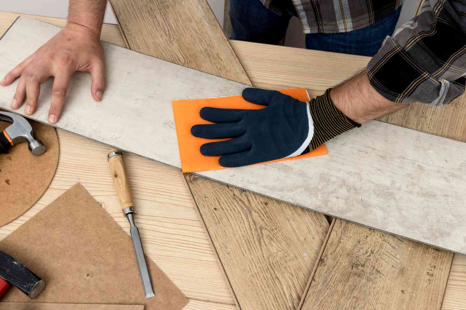 Learn how to lay vinyl flooring